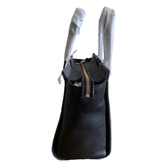 NWT KATE SPADE Charcoal Grey & Navy Jackson Street Small Hayden Satchel RARE - Picture 11 of 13